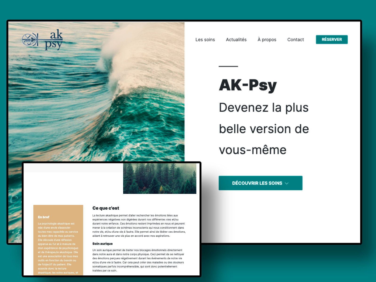Aperçu en image du site web AK-Psy